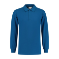 Heren Polo Lange Mouw Santino London Cobalt